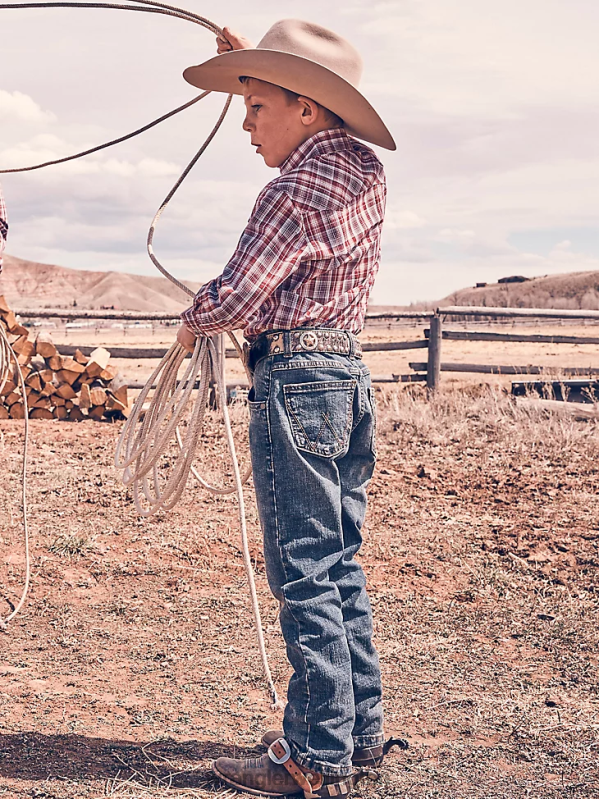 Bozeman Retro Slim Straight Jean Boys Clothing Wrangler P2B6R945