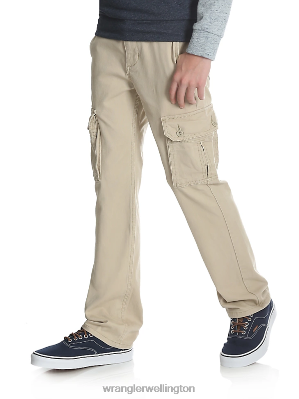 Buff Slim Straight Stretch Cargo Pant Boys Clothing Wrangler P2B6R957