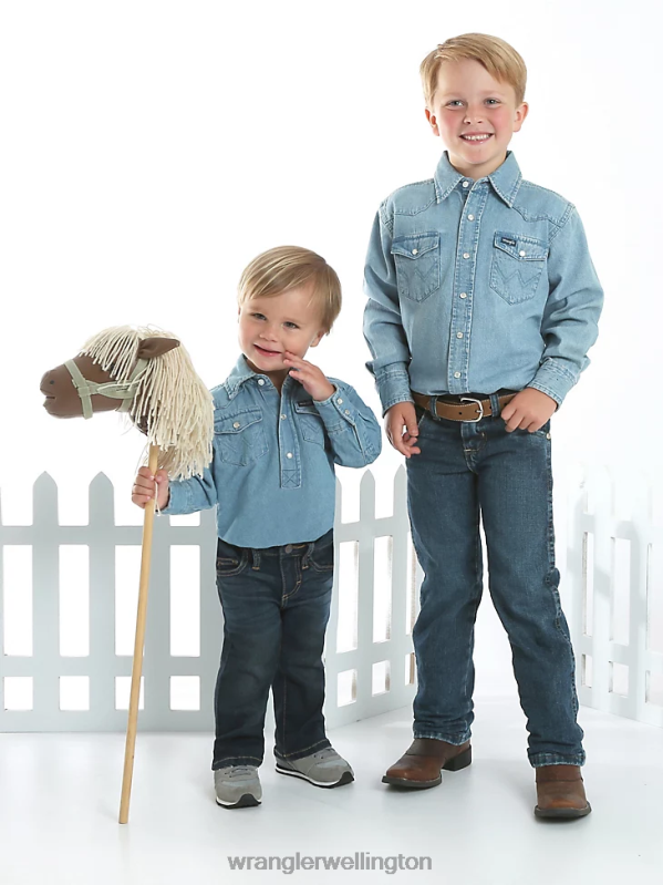 Ferris Retro Slim Straight Jean Boys Clothing Wrangler P2B6R1061