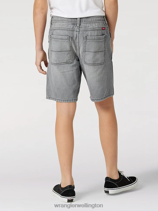 Grey Relaxed Fit Skater Short Boys Clothing Wrangler P2B6R1020