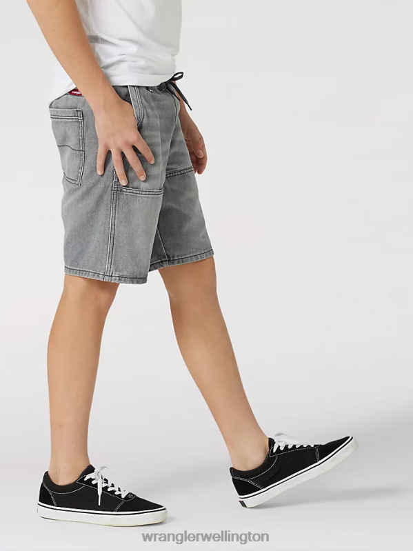 Grey Relaxed Fit Skater Short Boys Clothing Wrangler P2B6R1020