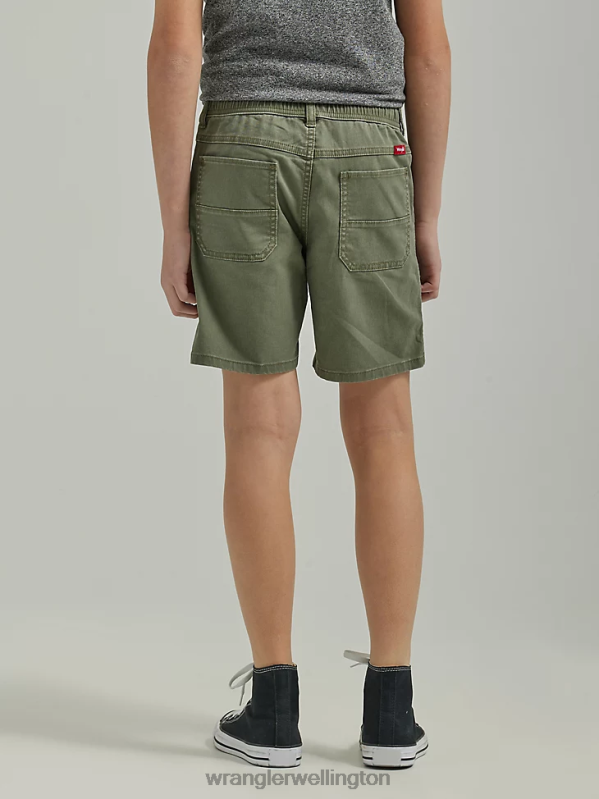Olive Utility Short (Husky) Boys Clothing Wrangler P2B6R1031