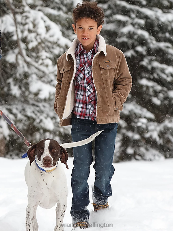 Stone Retro Slim Straight Jean Boys Clothing Wrangler P2B6R1066