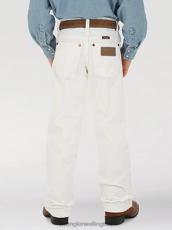 White Cowboy Cut Original Fit Jean Boys Clothing Wrangler P2B6R937