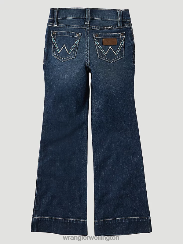 Jenna Wide Leg Trouser Jean Girls Clothing Wrangler P2B6R1057