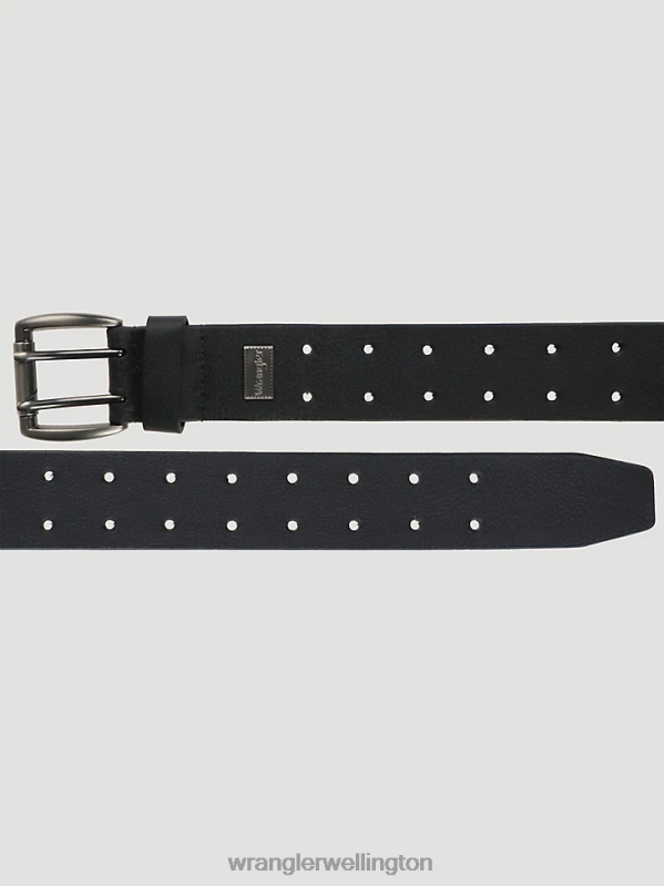 Black Perforated Belt Men Accessories Wrangler P2B6R704