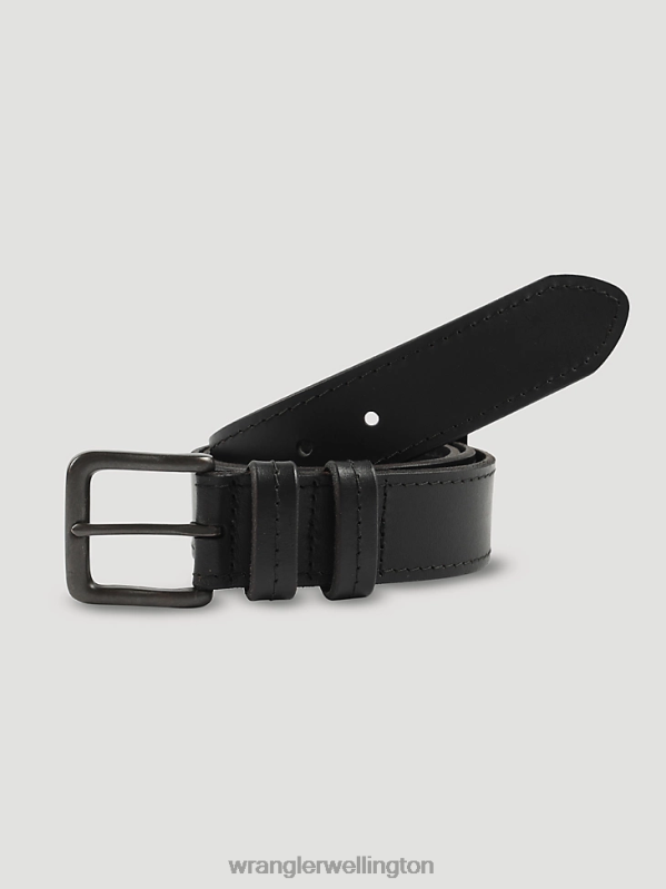Black Pull-Up Stitch Belt Men Accessories Wrangler P2B6R718