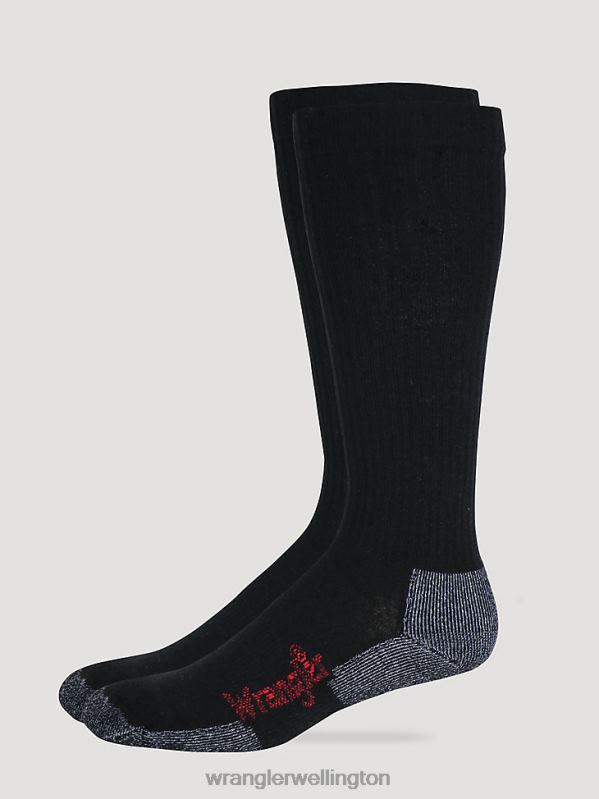 Black Western Merino Wool Socks Men Accessories Wrangler P2B6R716