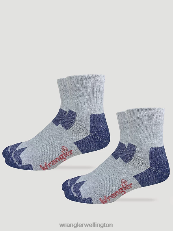 Grey Steel Toe Ultra-Dri Socks (2-pack) Men Accessories Wrangler P2B6R695