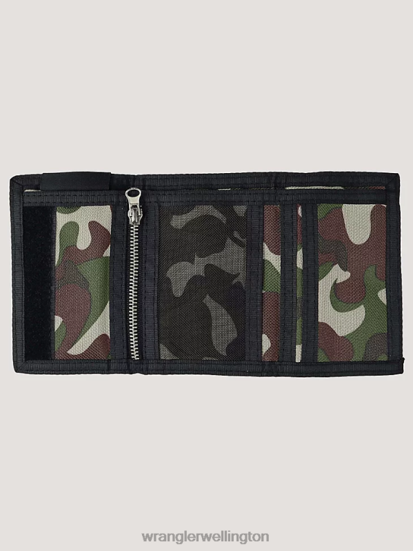 Black/Camo ATG Camo Canvas Wallet Men Accessories Wrangler P2B6R644