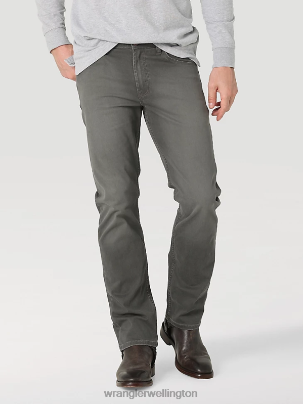 Anthracite Free To Stretch Straight Fit Jean Men Clothing Wrangler P2B6R154