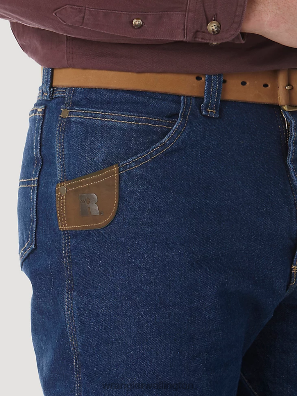 Antique Indigo RIGGS Workwear Quilted Lined Five Pocket Jean Men Clothing Wrangler P2B6R191