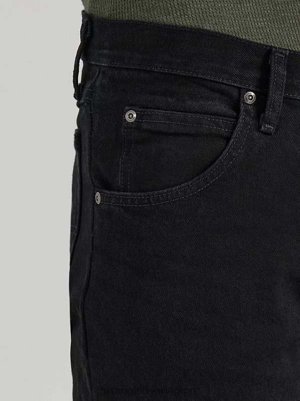 Black Authentics Regular Fit Cotton Jean Men Clothing Wrangler P2B6R147