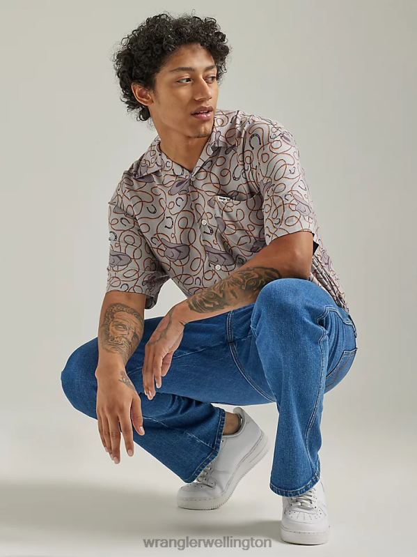 Black Authentics Regular Fit Cotton Jean Men Clothing Wrangler P2B6R147