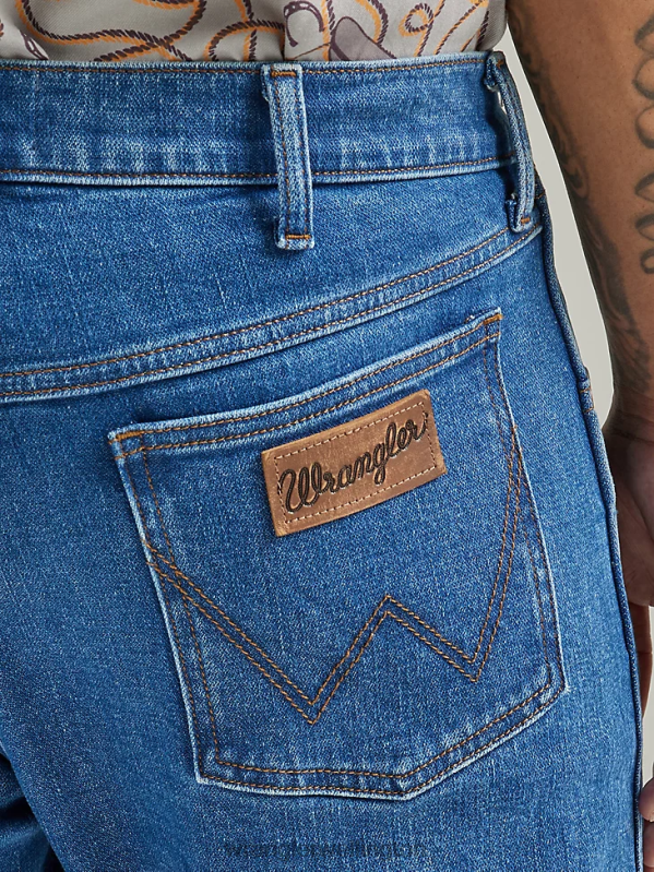 Black Authentics Regular Fit Cotton Jean Men Clothing Wrangler P2B6R147