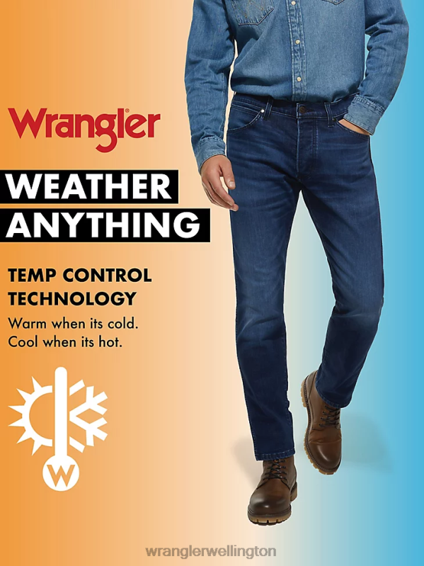 Bronco Flex Weather Anything Slim Straight Fit Jean Men Clothing Wrangler P2B6R178