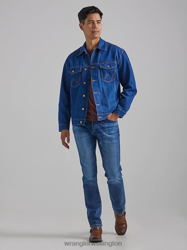 Darkly Worn Larston Slim Tapered Jean Men Clothing Wrangler P2B6R59