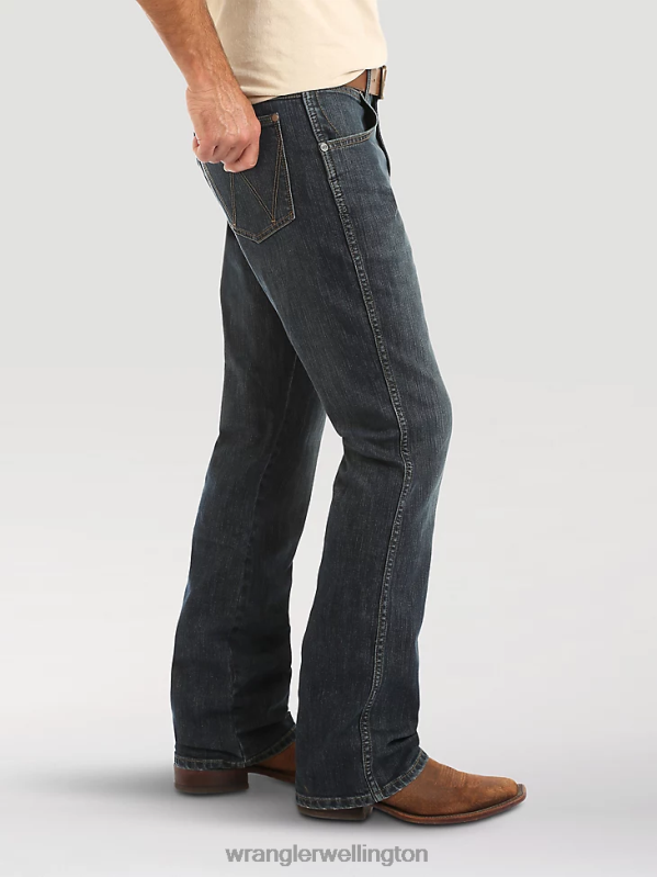 Falls City Retro Relaxed Fit Bootcut Jean Men Clothing Wrangler P2B6R41