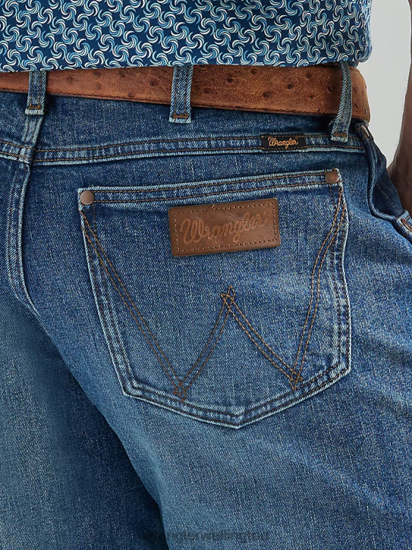 Galloway The Retro Premium Jean: Slim Straight Men Clothing Wrangler P2B6R75