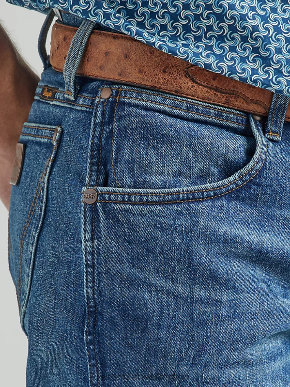 Galloway The Retro Premium Jean: Slim Straight Men Clothing Wrangler P2B6R75