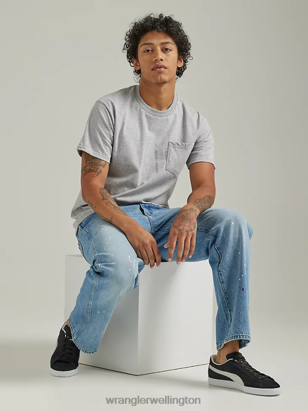 Plains Destructed Loose Fit Jean Men Clothing Wrangler P2B6R144