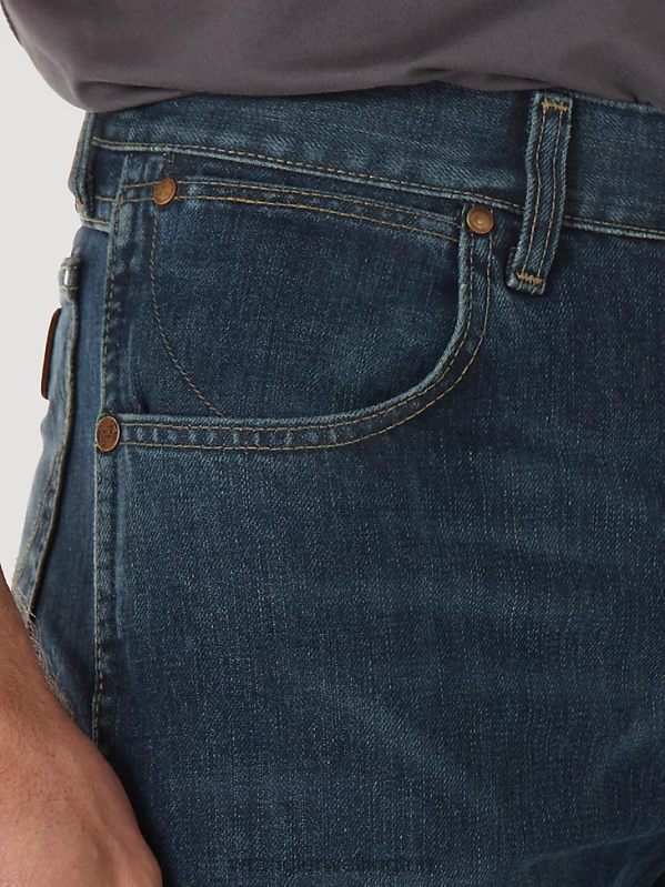 River Wash Retro Slim Fit Bootcut Jean Men Clothing Wrangler P2B6R7