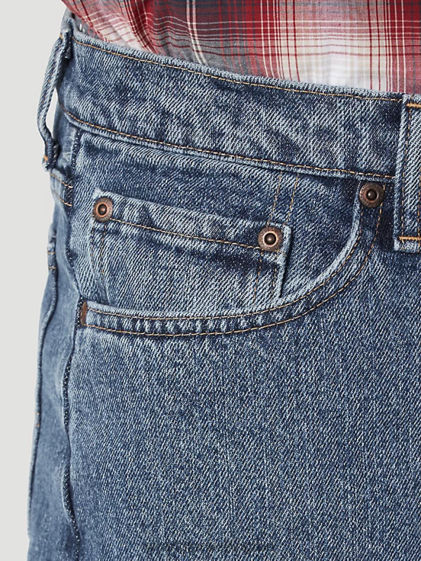Vintage Blue Authentics Regular Fit Cotton Jean Men Clothing Wrangler P2B6R152