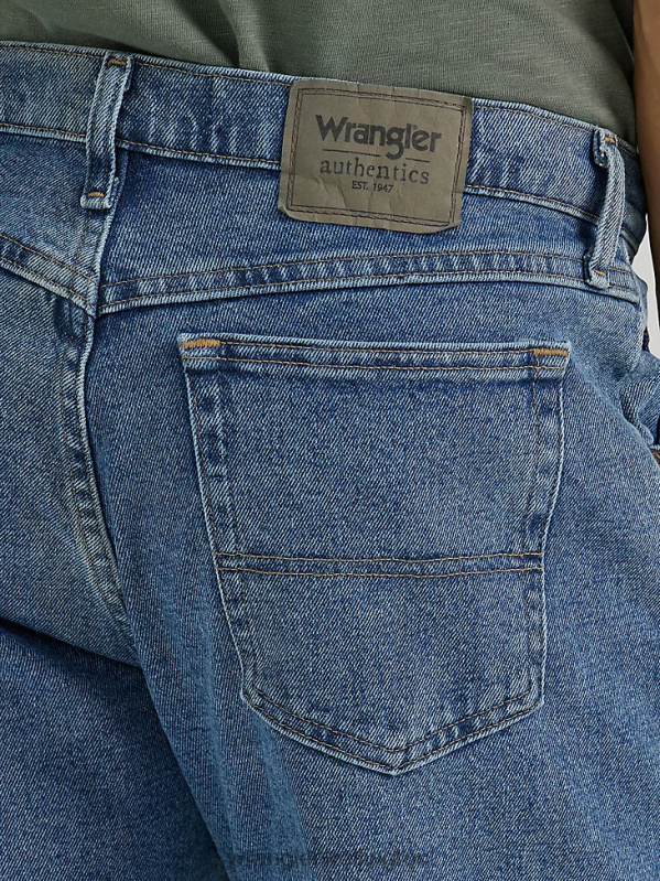 Vintage Blue Authentics Relaxed Fit Flex Jean Men Clothing Wrangler P2B6R104