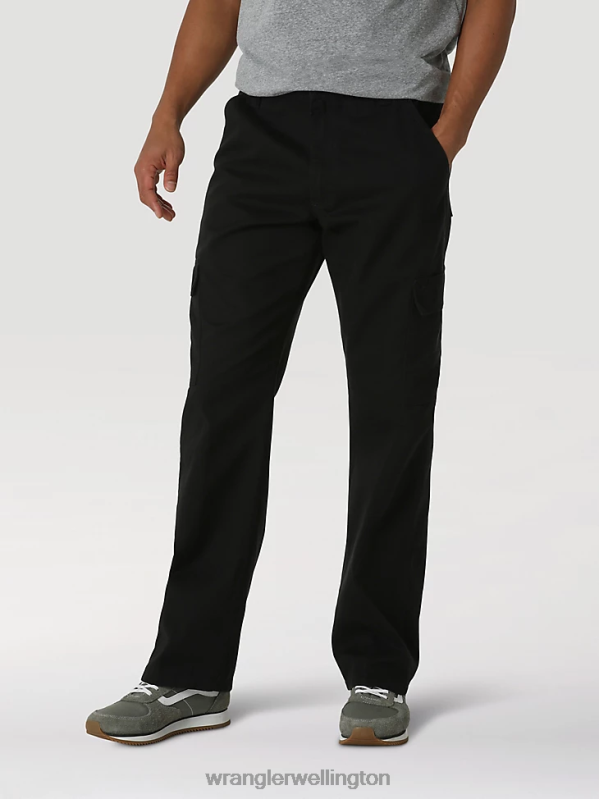 Black Authentics Relaxed Cargo Pant Men Clothing Wrangler P2B6R245