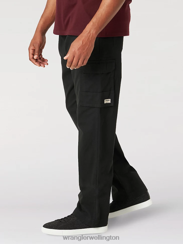 Black Cargo Pant Men Clothing Wrangler P2B6R217