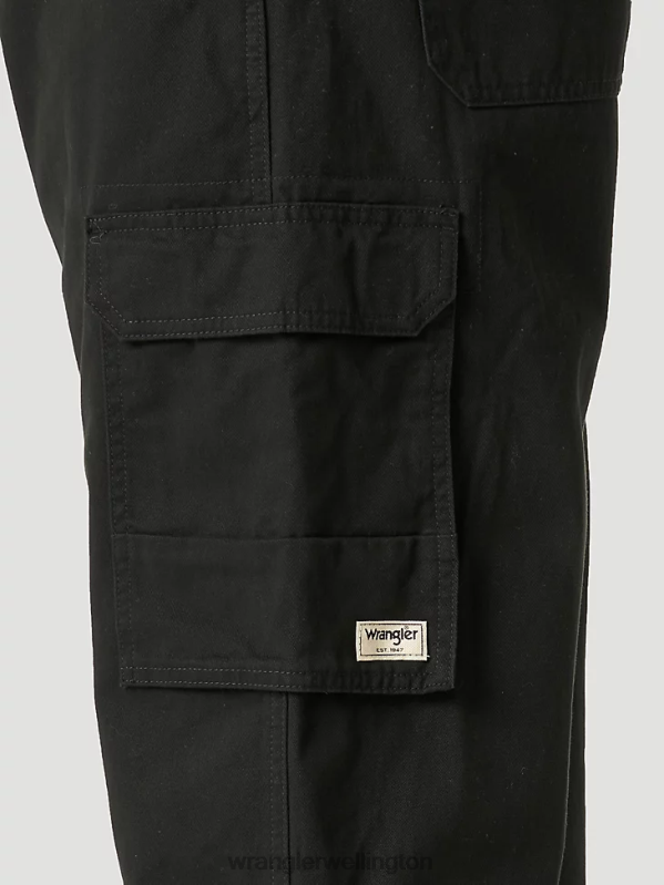 Black Cargo Pant Men Clothing Wrangler P2B6R217