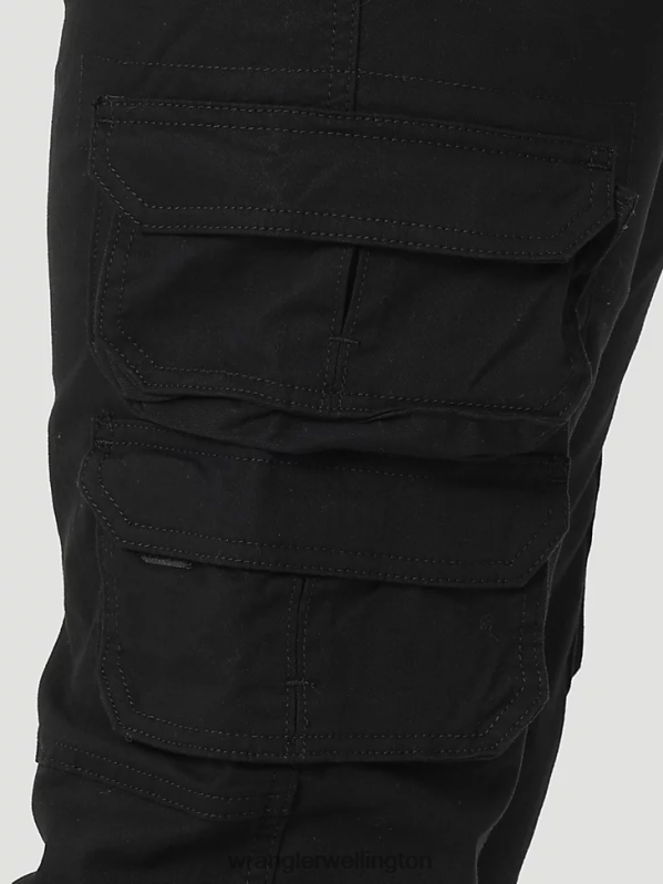 Black Flex Tapered Cargo Pant Men Clothing Wrangler P2B6R229