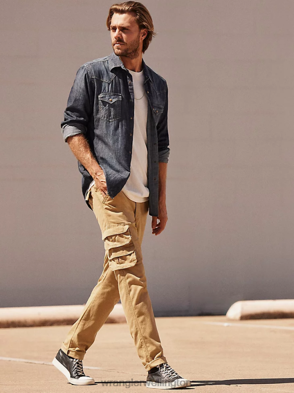 Harvest Flex Tapered Cargo Pant Men Clothing Wrangler P2B6R226