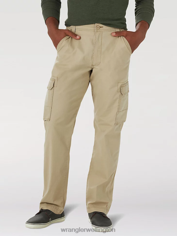 Khaki Cargo Pant Men Clothing Wrangler P2B6R212
