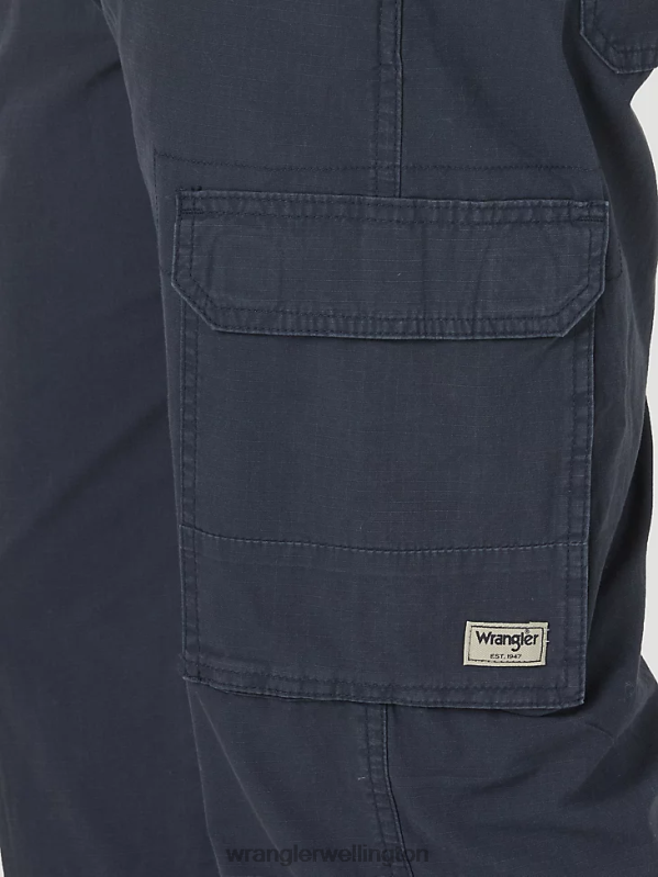 Navy Cargo Pant Men Clothing Wrangler P2B6R216