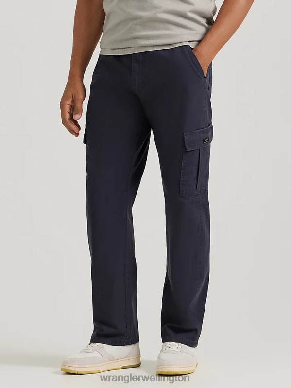 Navy Ripstop Cargo Pant Men Clothing Wrangler P2B6R237