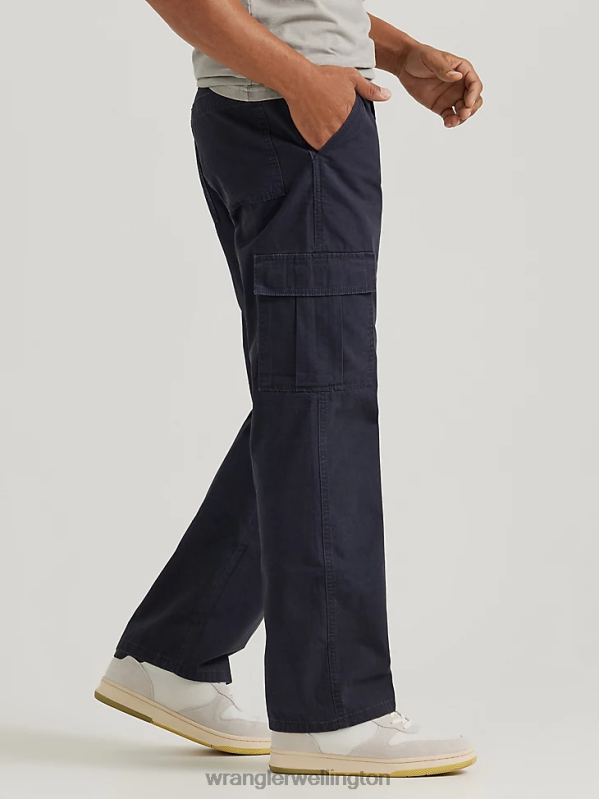 Navy Ripstop Cargo Pant Men Clothing Wrangler P2B6R237
