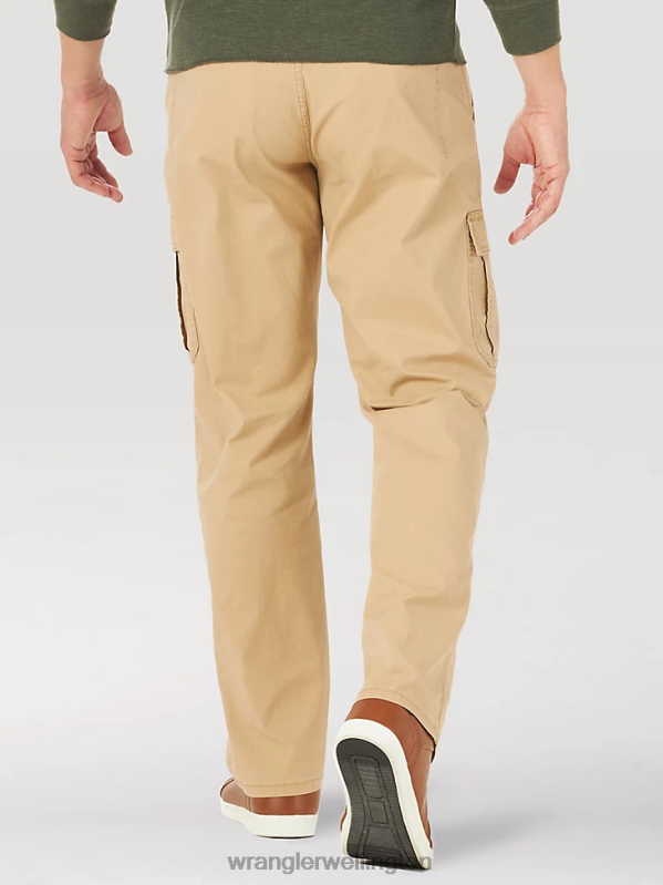 Travertine Authentics Relaxed Stretch Cargo Pant Men Clothing Wrangler P2B6R234