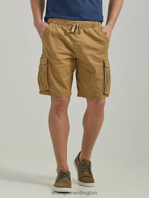 Acorn Free To Stretch Drawstring Cargo Short Men Clothing Wrangler P2B6R551