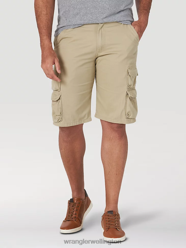 Camel Authentics Cargo Short Men Clothing Wrangler P2B6R577