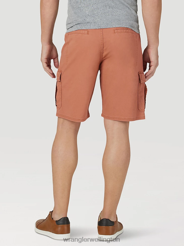 Copper Brown Authentics Stretch Cargo Short Men Clothing Wrangler P2B6R555