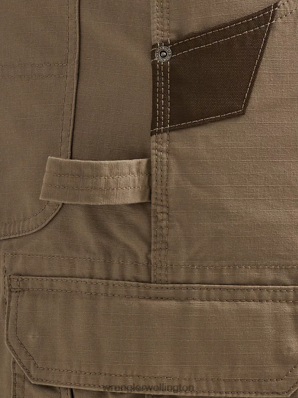 Dark Khaki Workwear Ranger Cargo Short Men Clothing Wrangler P2B6R602