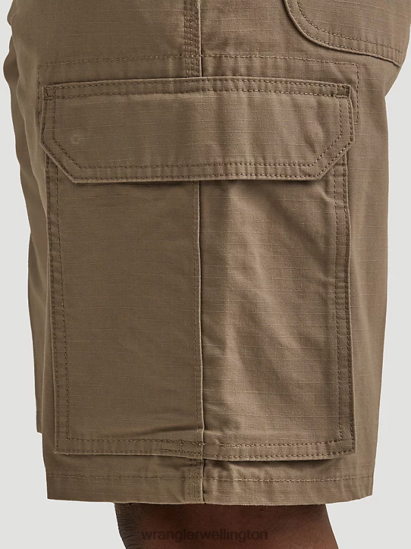 Dark Khaki Workwear Ranger Cargo Short Men Clothing Wrangler P2B6R602