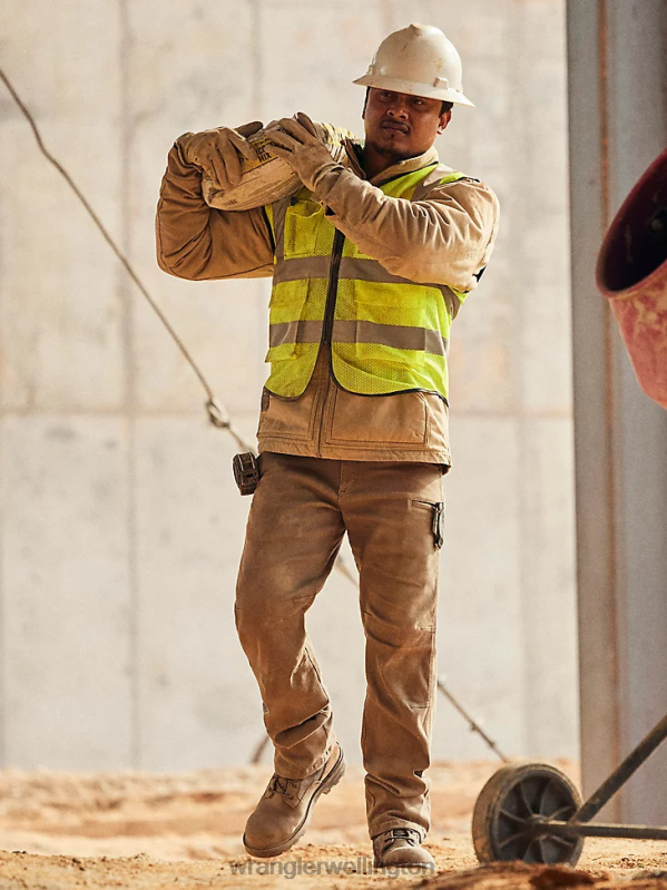 Grey Pinstripe RIGGS Workwear Utility Relaxed Short Men Clothing Wrangler P2B6R674