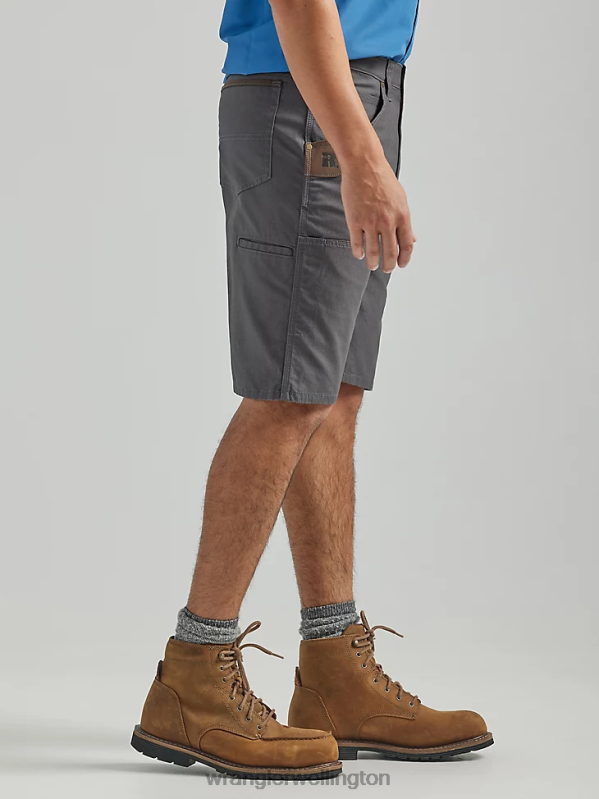 Grey Pinstripe RIGGS Workwear Utility Relaxed Short Men Clothing Wrangler P2B6R674