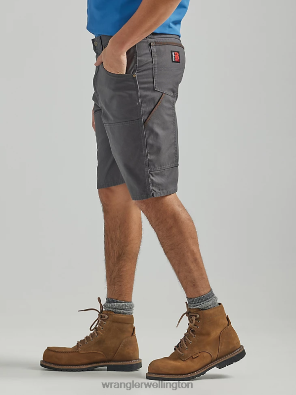 Grey Pinstripe RIGGS Workwear Utility Relaxed Short Men Clothing Wrangler P2B6R674