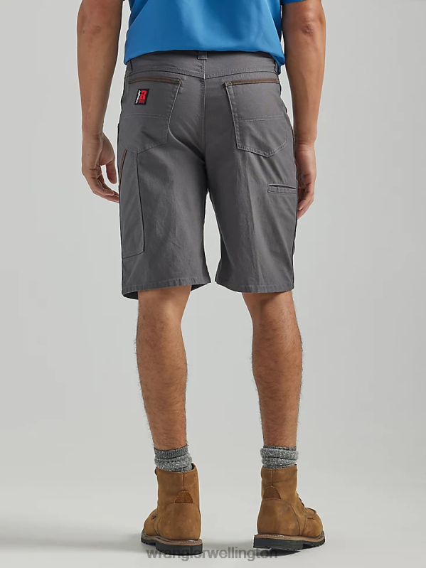 Grey Pinstripe RIGGS Workwear Utility Relaxed Short Men Clothing Wrangler P2B6R674