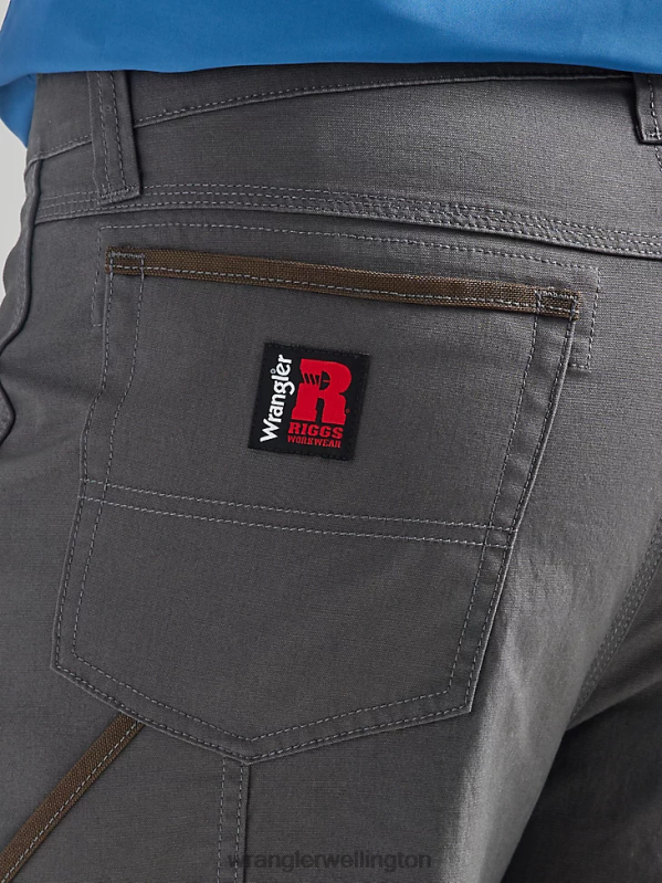 Grey Pinstripe RIGGS Workwear Utility Relaxed Short Men Clothing Wrangler P2B6R674