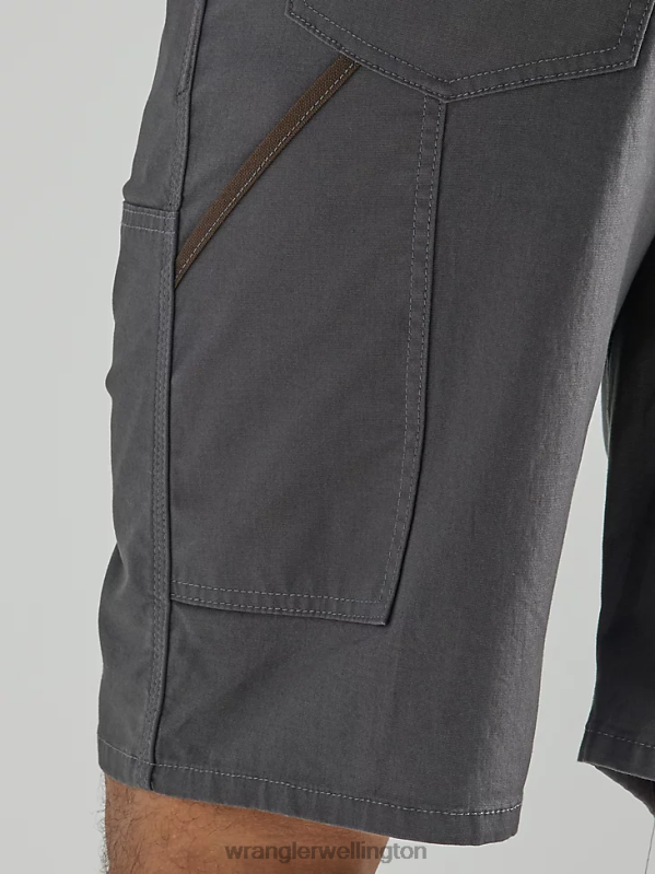 Grey Pinstripe RIGGS Workwear Utility Relaxed Short Men Clothing Wrangler P2B6R674