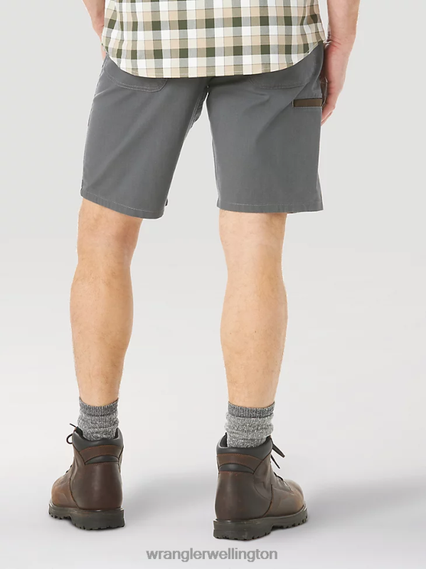 Grey RIGGS Workwear Regular Fit Work Short Men Clothing Wrangler P2B6R664